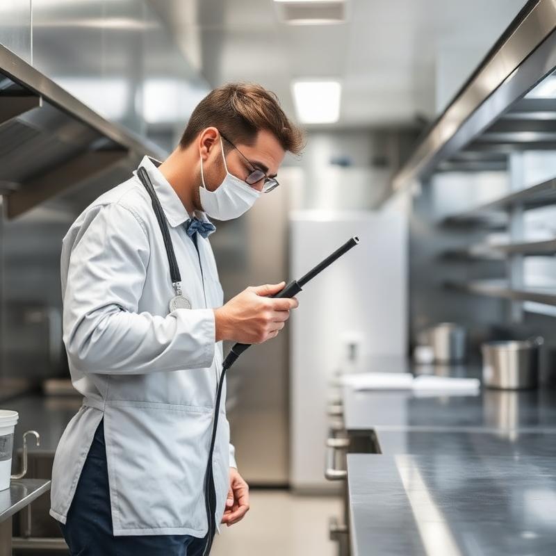 Inspection of a commercial kitchen